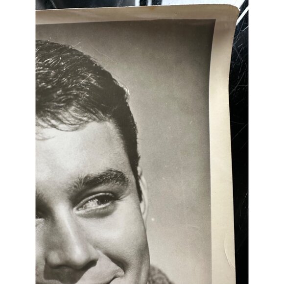 Vintage Michael Callan 1959 Dreamy Head Shot B&W Photo - Picture 4 of 13